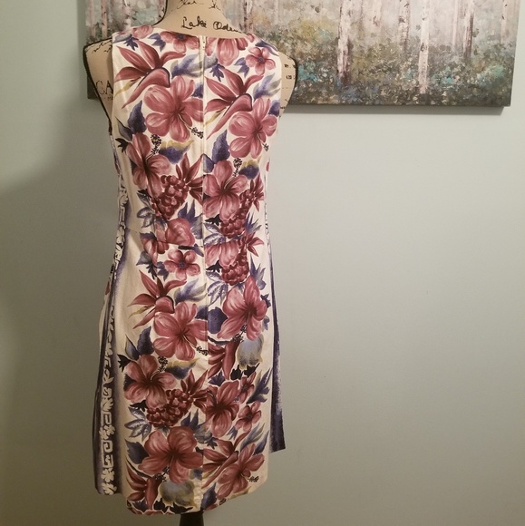 Vintage Hilo Hattie Hawaiian Midi Shift Dress - Picture 4 of 6